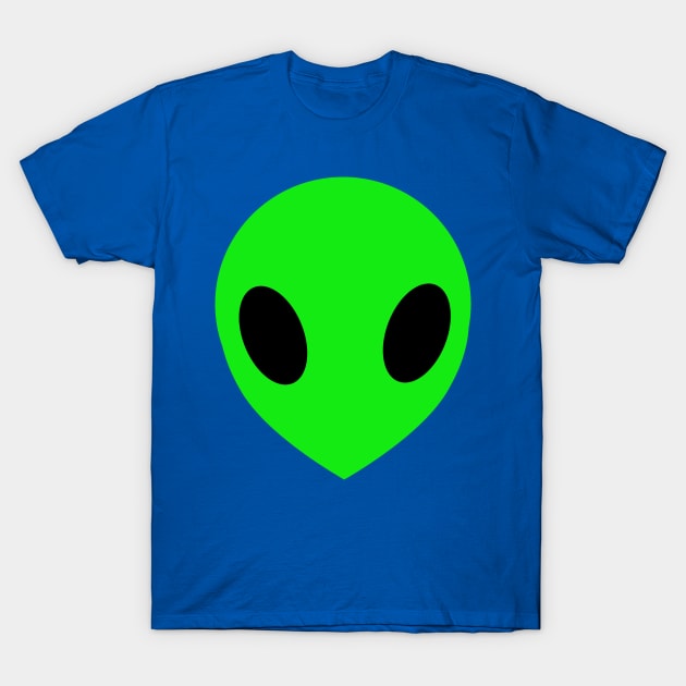 Minimalist Alien Head T-Shirt by Quirkball